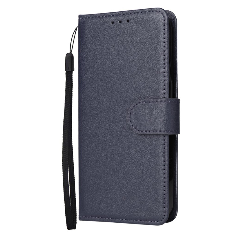Oppo A5 Pro 5G / 4G Funda de piel sintética con colgante