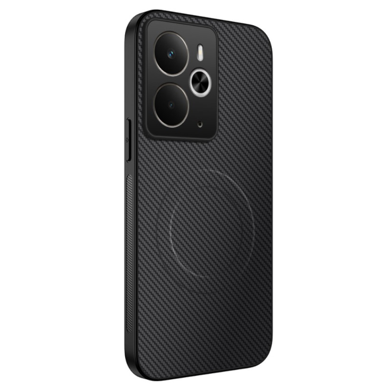 Funda de fibra de carbono compatible con Realme 14 5G MagSafe