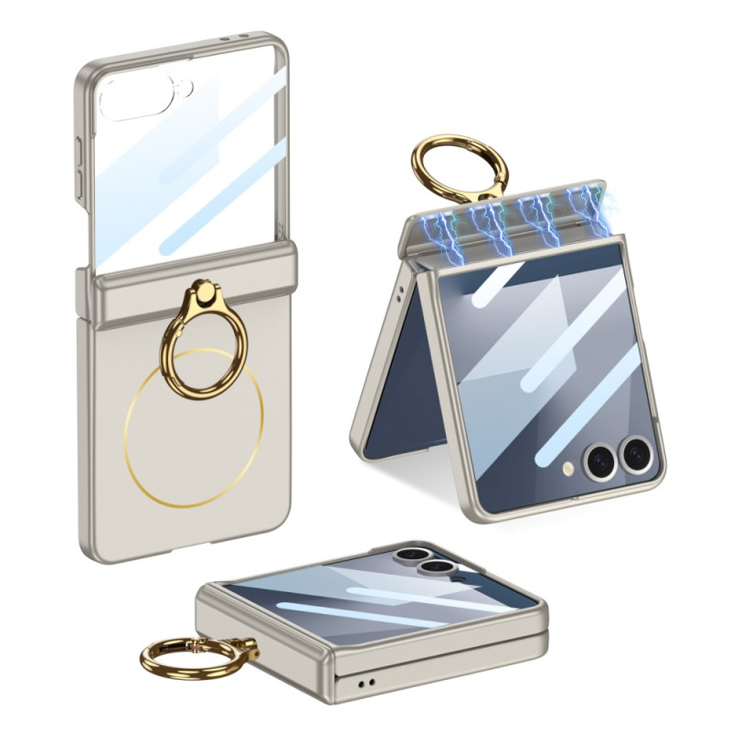 Funda magnética Samsung Galaxy Z Flip 7 con anillo de soporte GKK