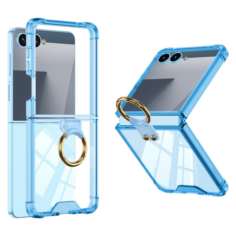 Funda Samsung Galaxy Z Flip 7 Anillo de soporte a prueba de golpes