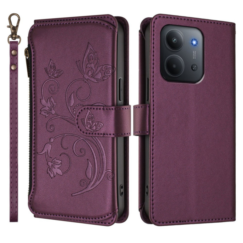 Xiaomi Redmi 15C 4G Funda Floral de Protección RFID