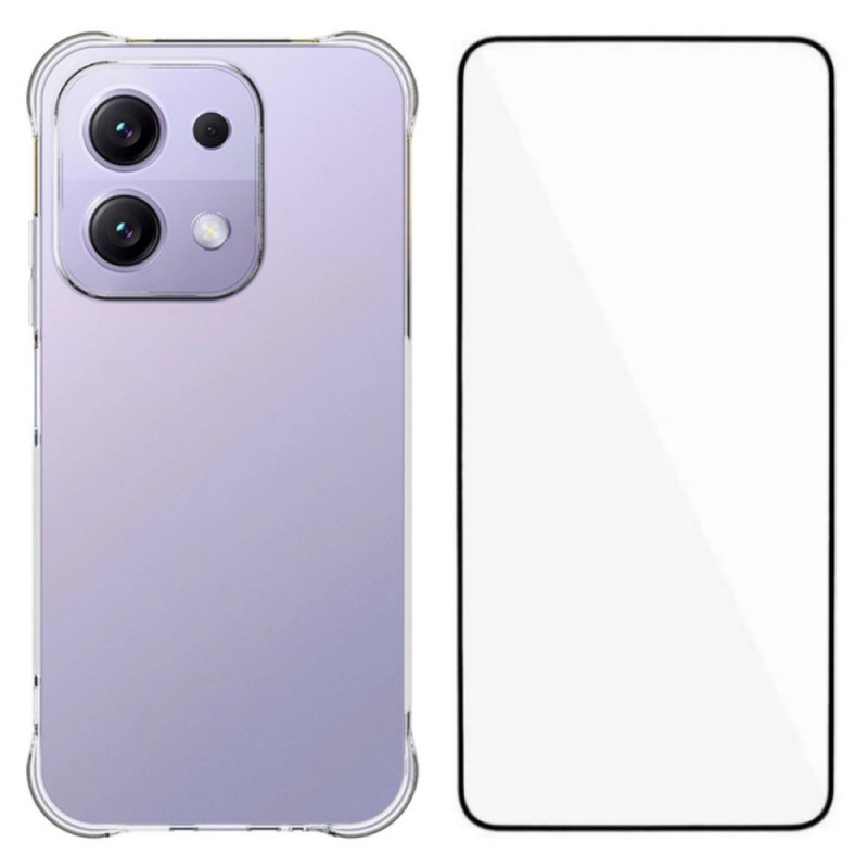 Xiaomi Redmi 15C 4G Funda Transparente Reforzada con Protector de Pantalla
