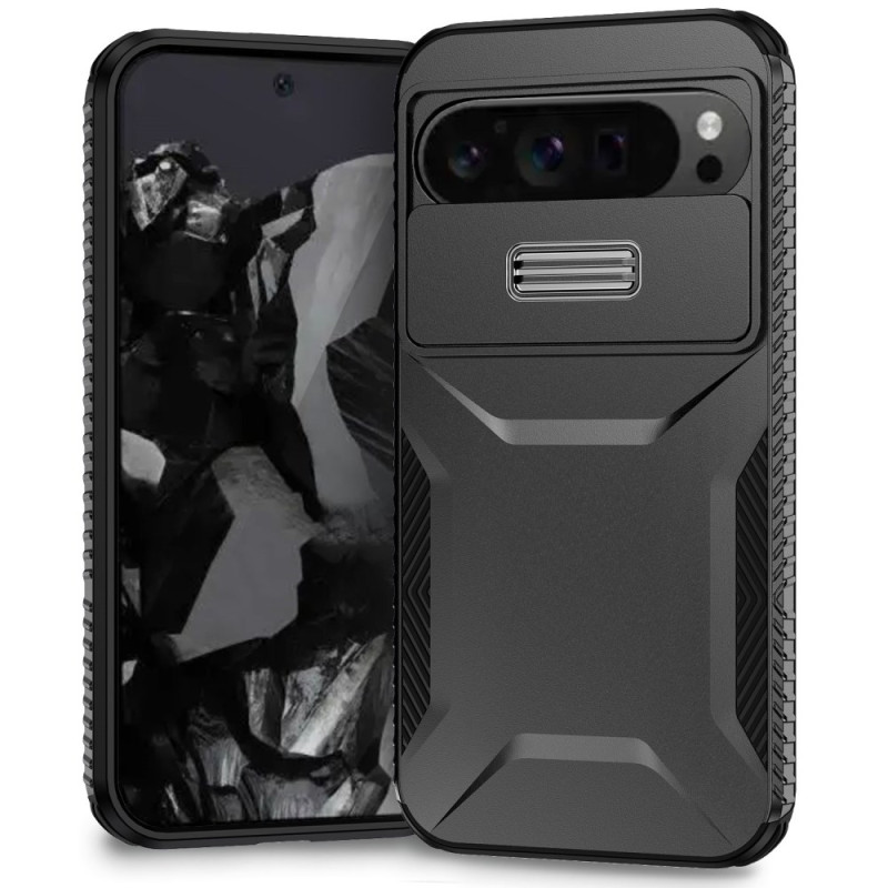 Funda
rígida para Google Pixel 10 Pro XL / 9 Pro XL con tapa deslizante para la cámara