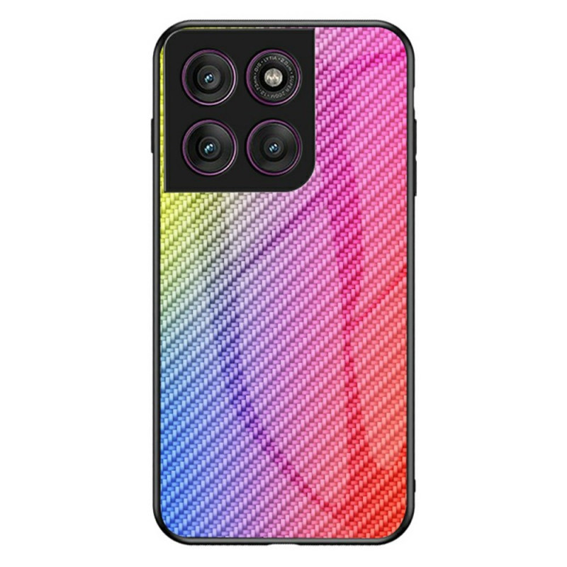Funda Motorola Edge 60 Pro Vidrio Templado Fibra de Carbono