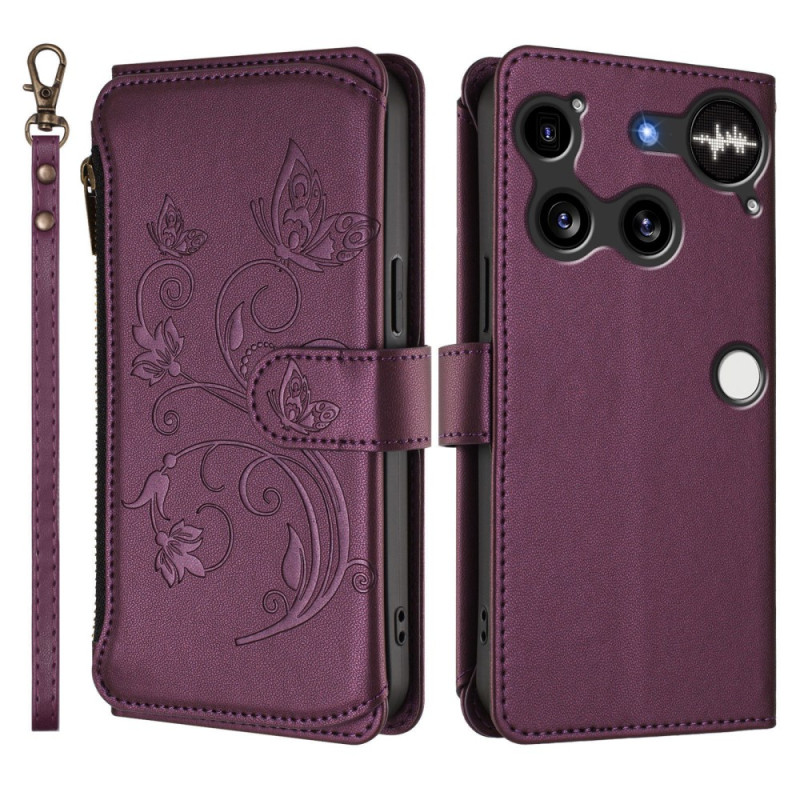Estuche para teléfono Nothing (3) 6 tarjeteros con diseño floral