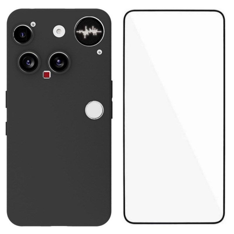 Funda para teléfono Nothing (3) Silicona con protector de pantalla