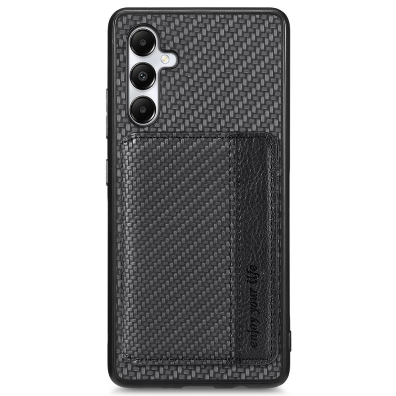 Samsung Galaxy A05s Funda de fibra de carbono con tarjetero