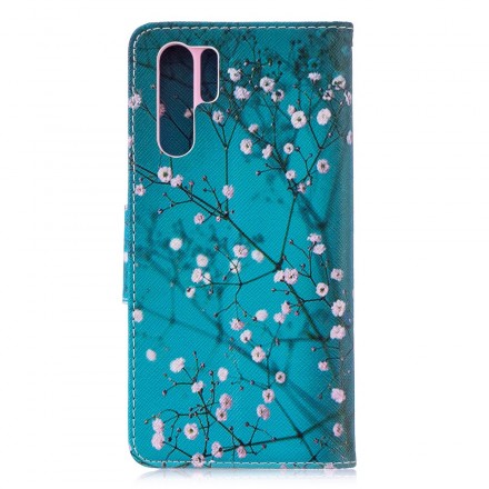 Funda de árbol de flores para el Huawei P30 Pro