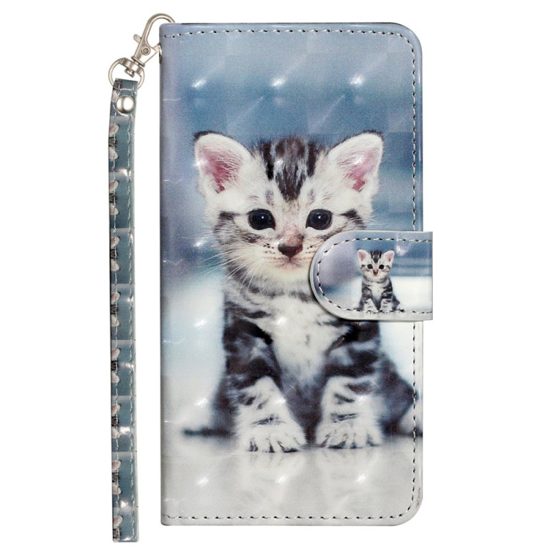 Funda con colgante
 de gatito Samsung Galaxy S25 FE