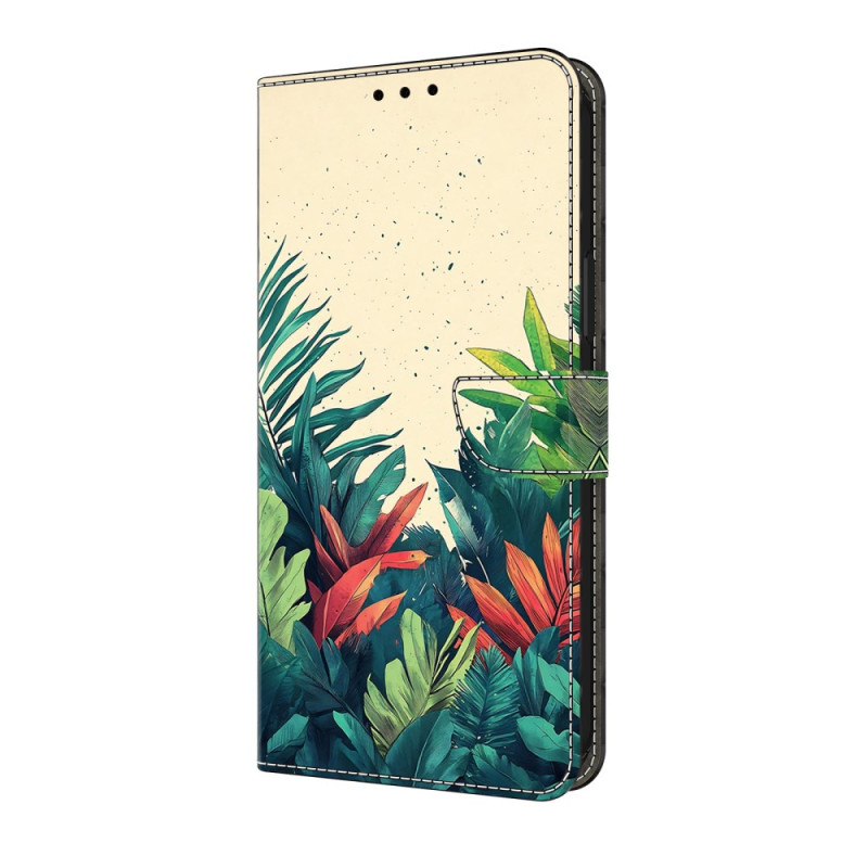 Samsung Galaxy S25 FE Funda Hojas