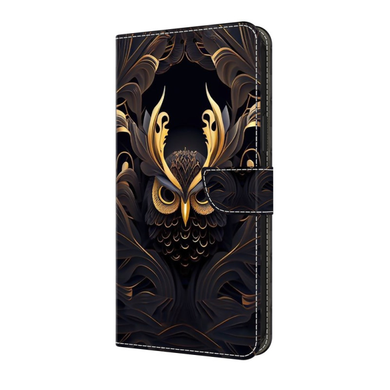 Samsung Galaxy S25 FE Funda Búho Dorado