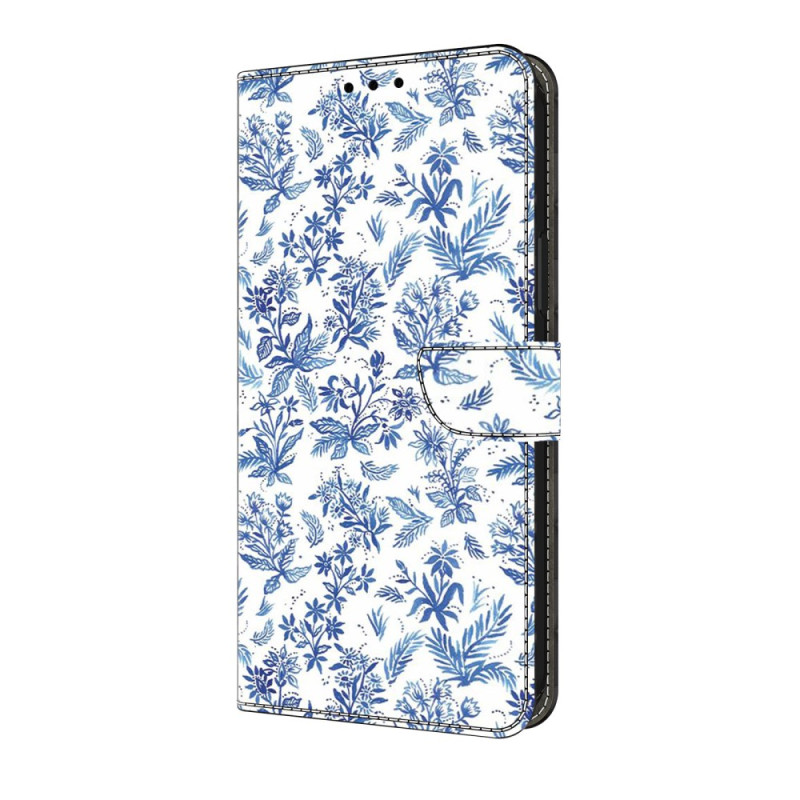Samsung Galaxy S25 FE Funda Flores Azul
