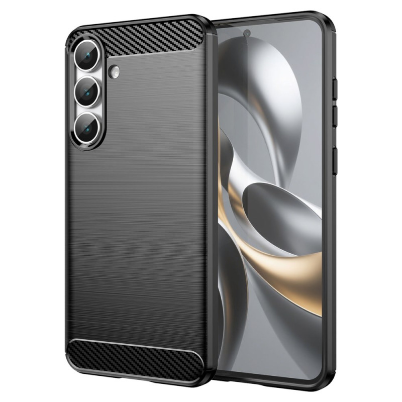 Funda de fibra de carbono cepillada Samsung Galaxy S25 FE