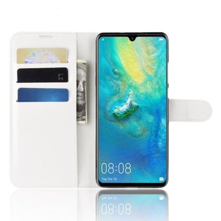 Funda Litchi Retro Huawei P30 Pro