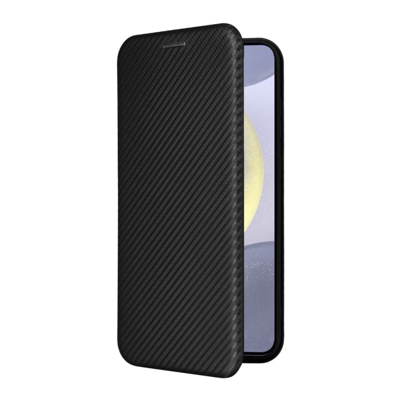 Flip Cover Samsung Galaxy S25 FE Fibra de Carbono