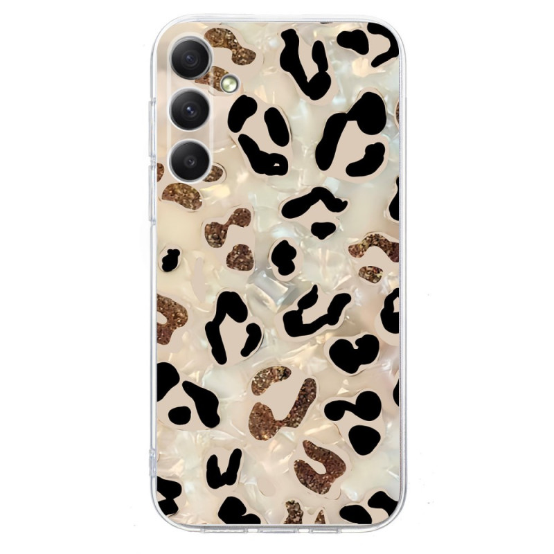 Samsung Galaxy S25 FE Funda con estampado de leopardo