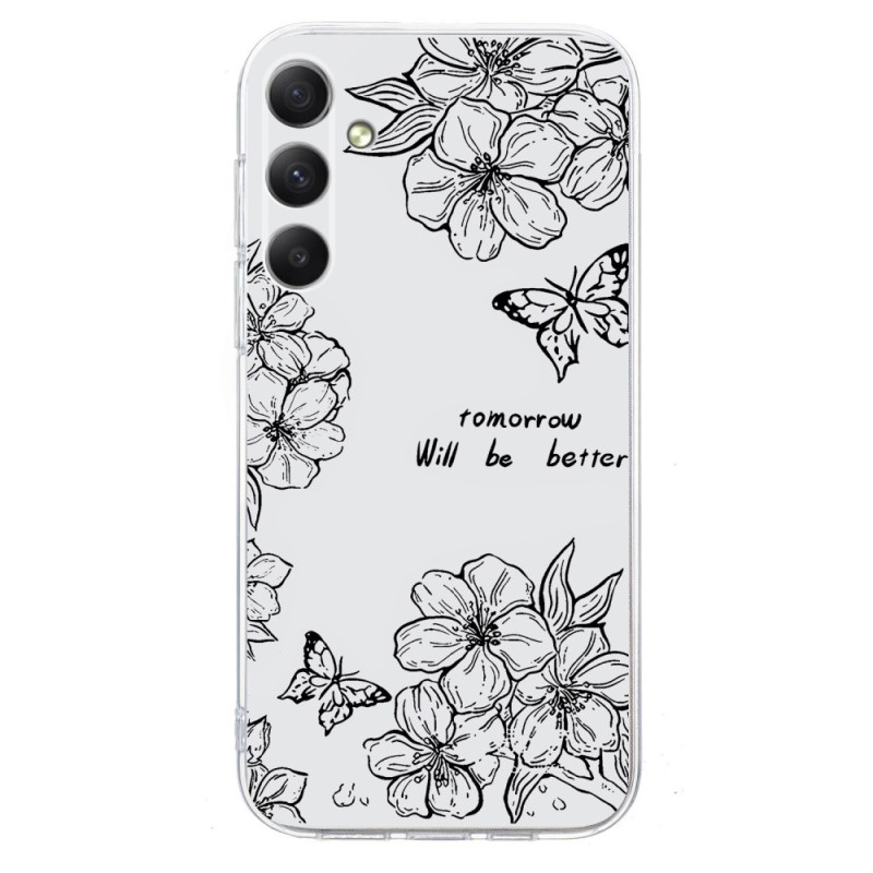 Samsung Galaxy S25 FE Funda Mariposas y Flores