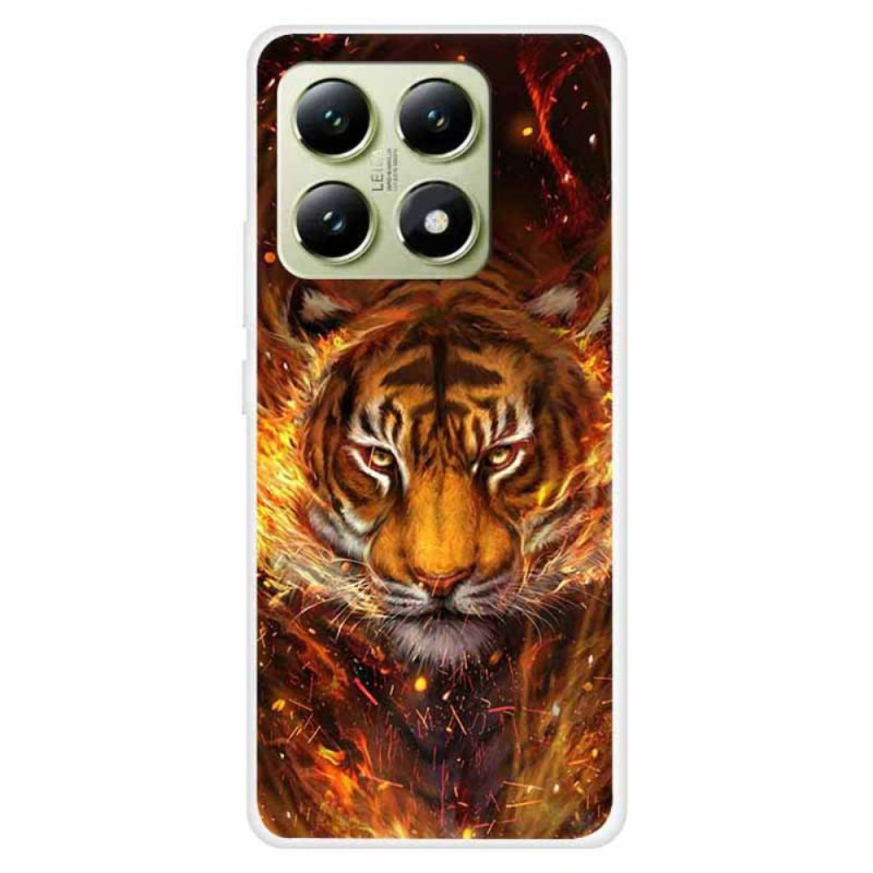 Coque Xiaomi 14T Tigre en Feu