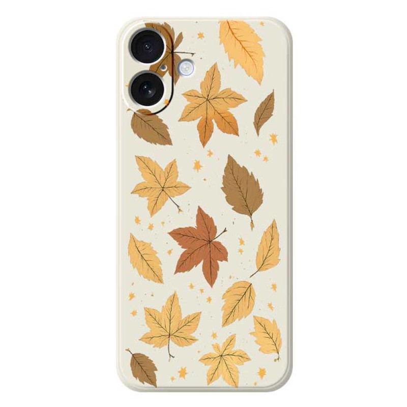 Funda rígida iPhone 17 Liquid Silicone Maple Leaves
