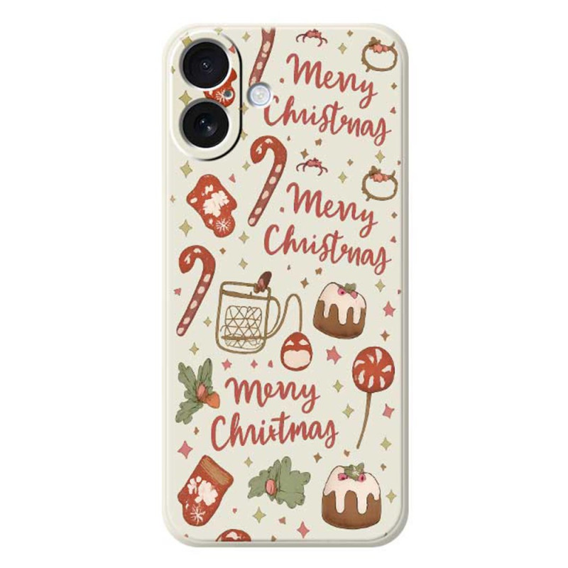 Funda iPhone 17 Silicona Líquida Navidad