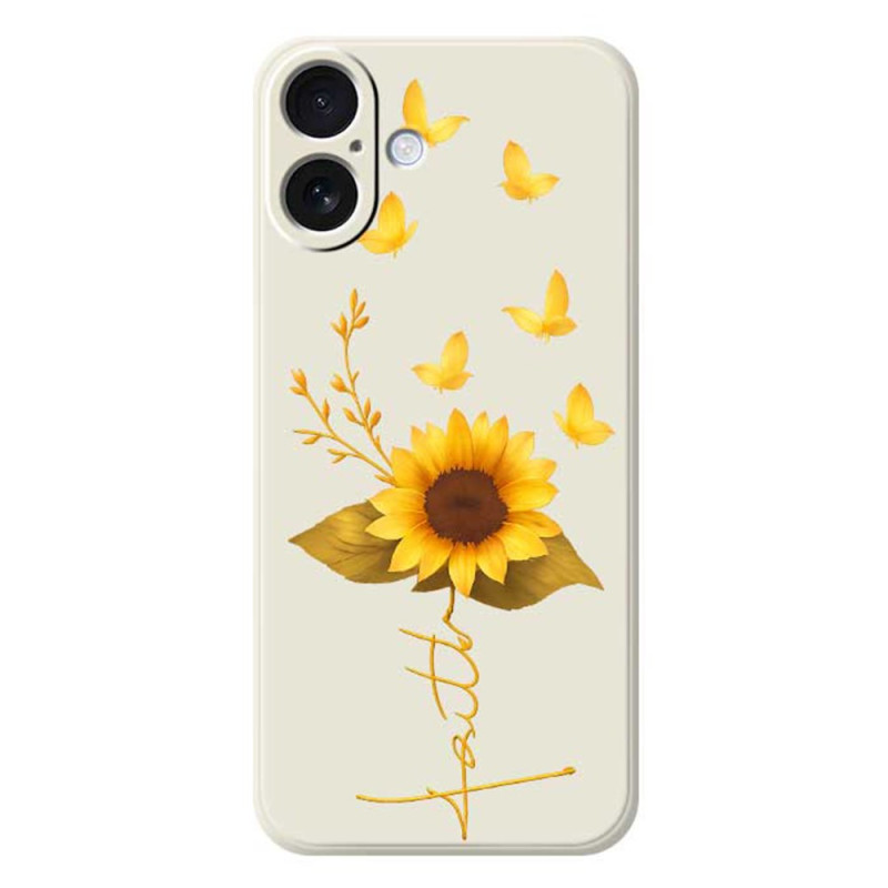 Funda de silicona Sunflower Liquid iPhone 17