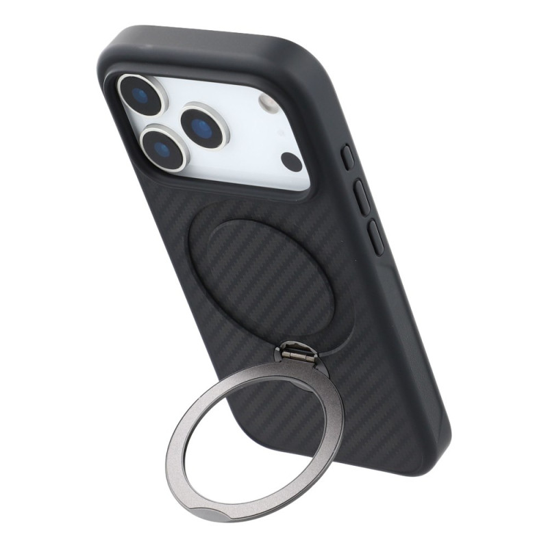 Funda de fibra de carbono iPhone 17 Pro Soporte MagSafe