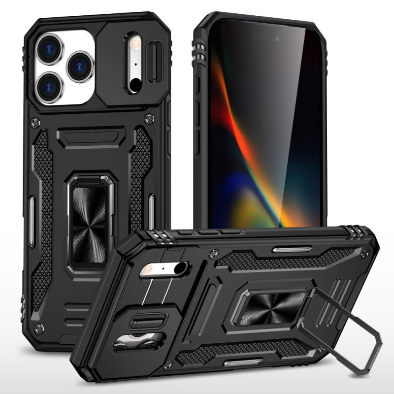 Soporte y protector de lente deslizante para la funda iPhone 17 Pro