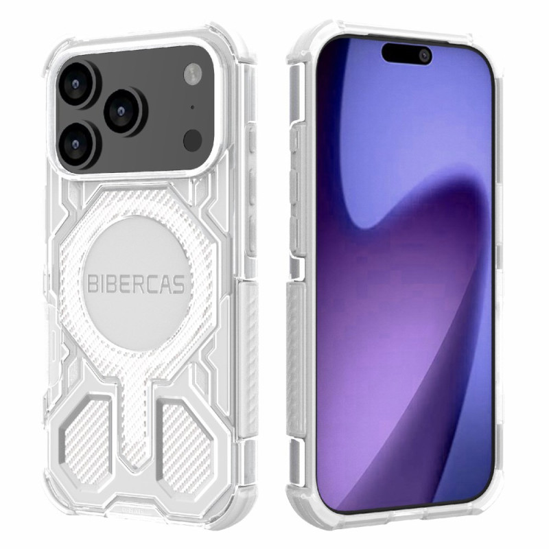 Funda iPhone 17 Pro J-16 Transparente Serie BIBERCAS