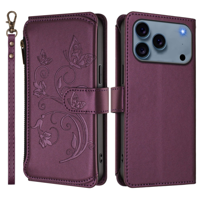 Funda iPhone 17 Pro Estampado Floral en Lnaière
