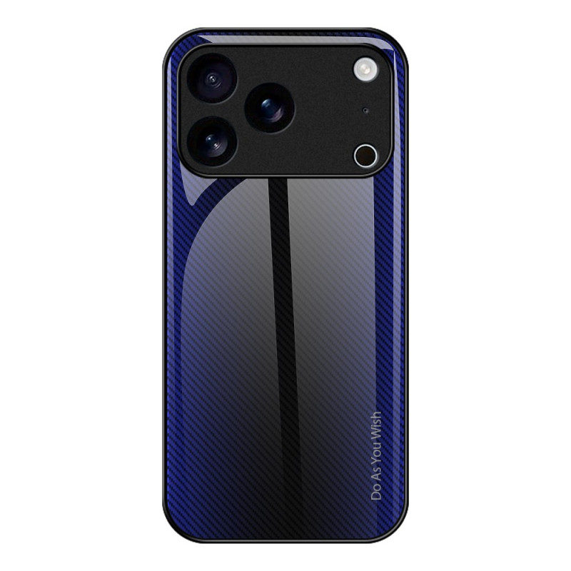 Funda iPhone 17 Pro Cristal Templado Fibra de Carbono