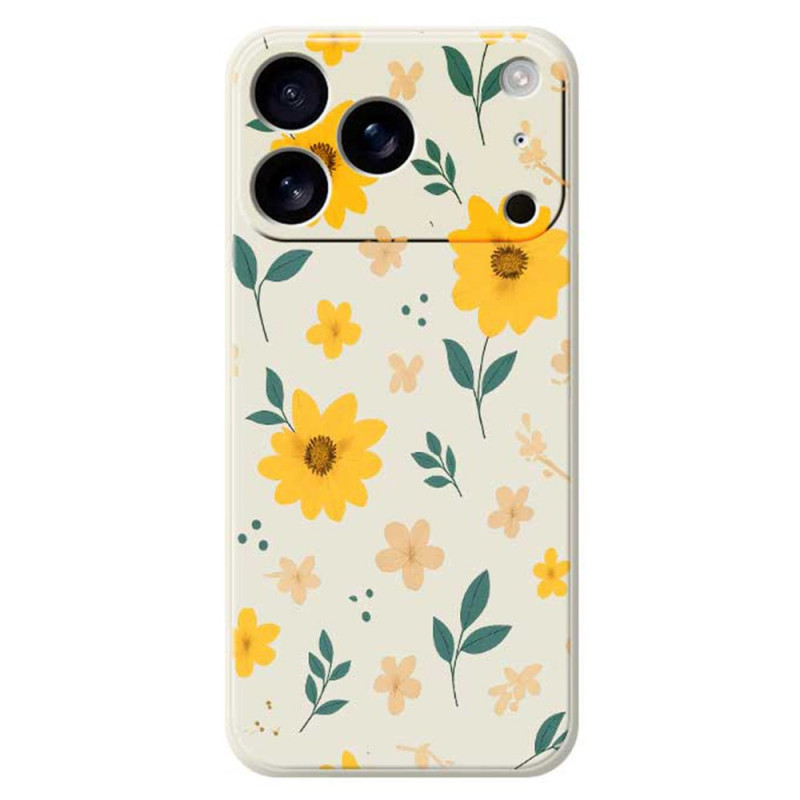 Funda iPhone 17 Pro Silicona Líquida Margaritas