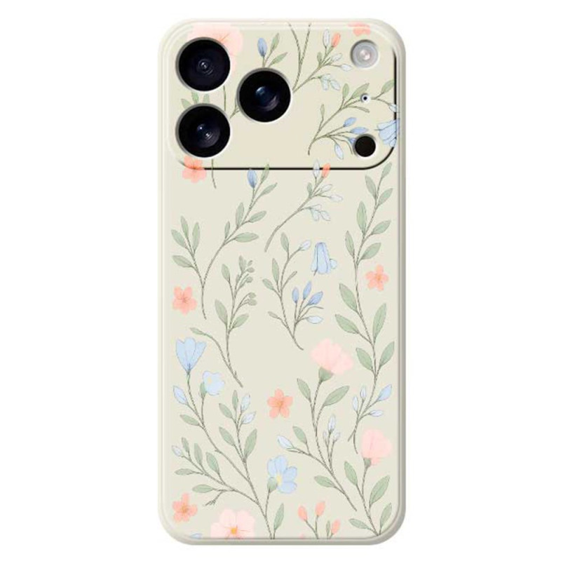 iPhone 17 Pro Funda de silicona líquida Floralie