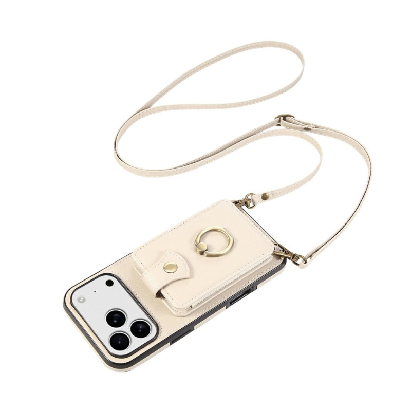 Funda multitarjeta iPhone 17 Pro con colgante
 para el hombro