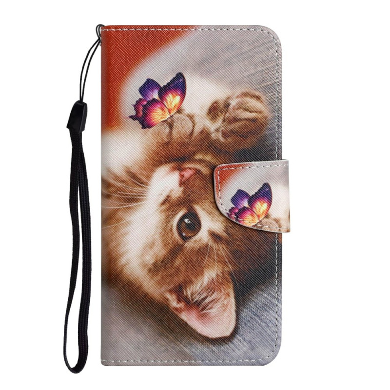 Funda Samsung Galaxy A07 Gatito y mariposa