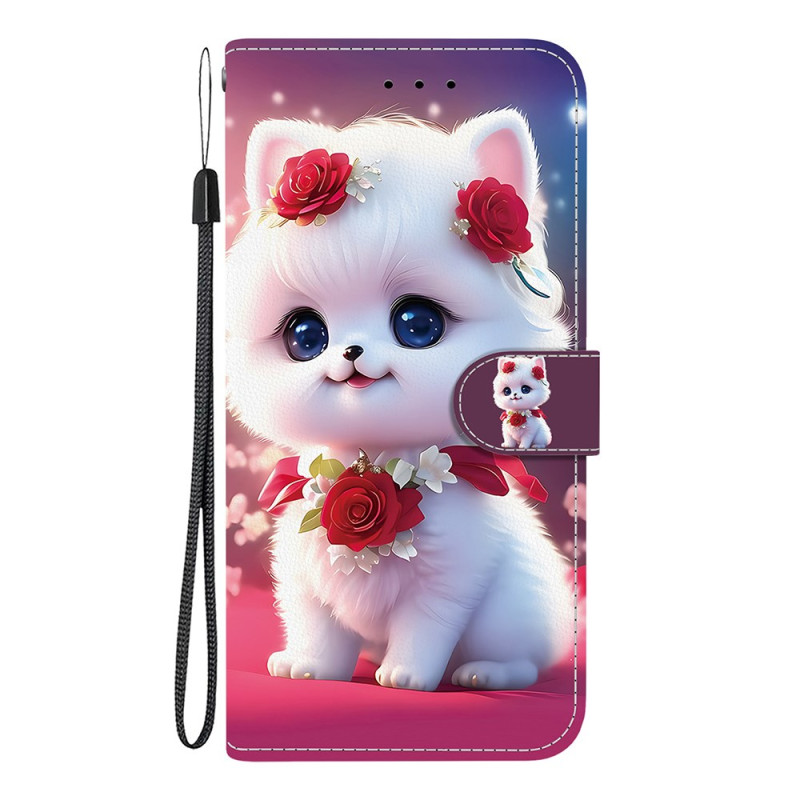 HOusse Samsung Galaxy A07 Pretty Kitten Blanco
