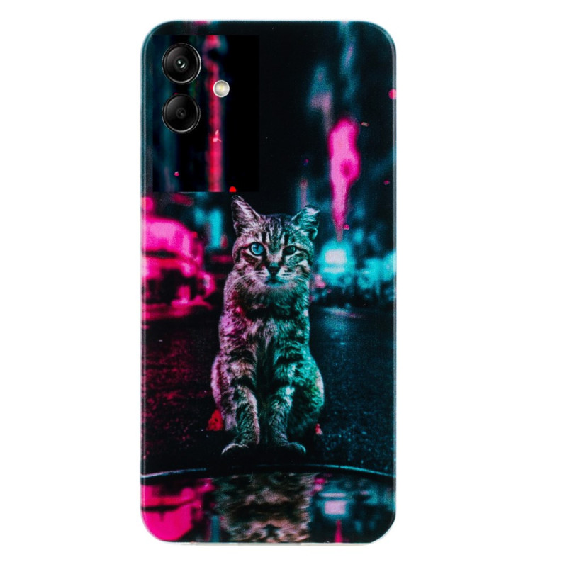 Funda Samsung Galaxy A07 Gato y Fuego Tricolor