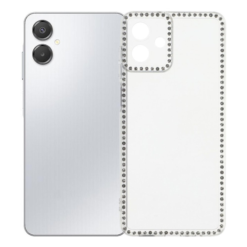 Samsung Galaxy A07 Funda transparente y con strass