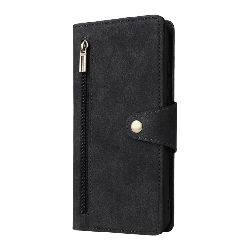 Funda de cartera con cremallera y colgante
 de mano Samsung Galaxy A07
