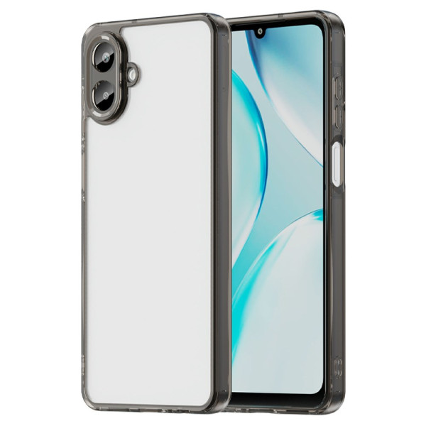 Samsung Galaxy A07 Funda Transparente Bordes Metálicos