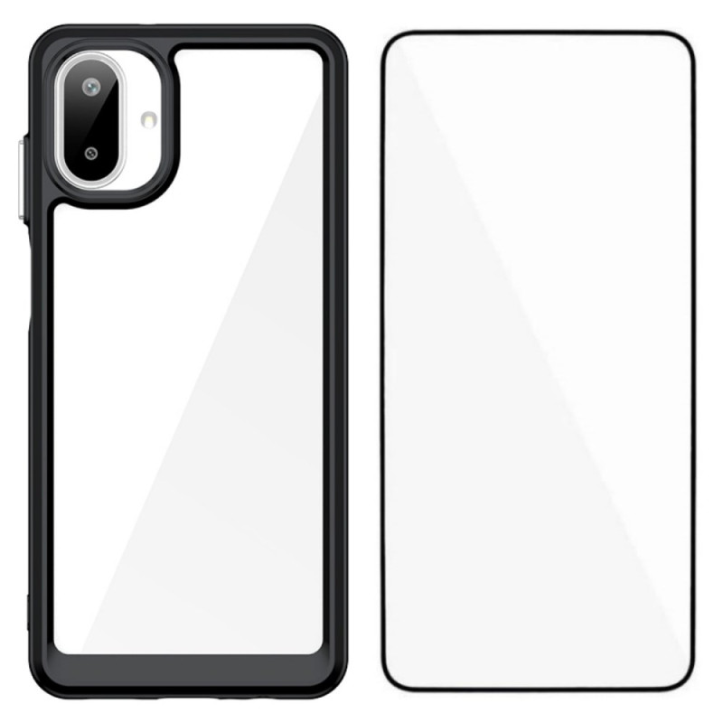 Funda híbrida Samsung Galaxy A07 con protector de pantalla