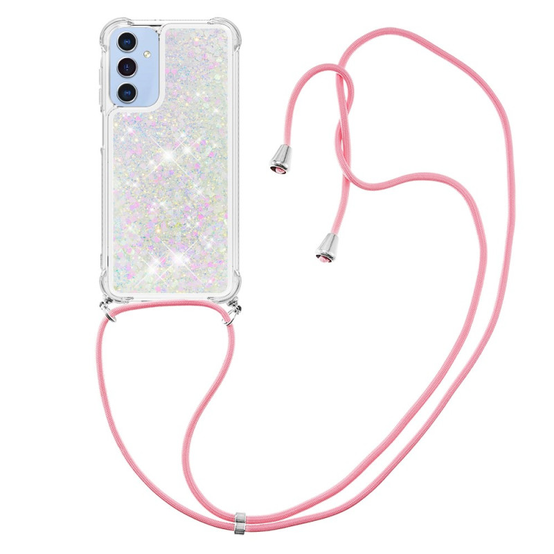 Funda de cordón Samsung Galaxy A17 5G Glitter