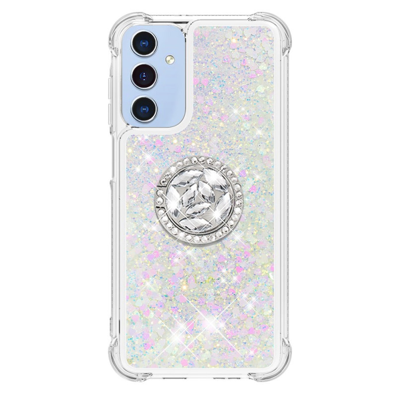 Samsung Galaxy A17 5G Funda Anillo Glitter-Soporte