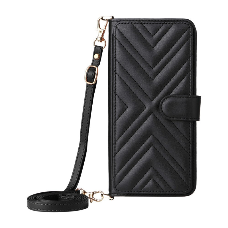 Funda acolchada Samsung Galaxy A17 5G con bandolera y colgante
 de mano