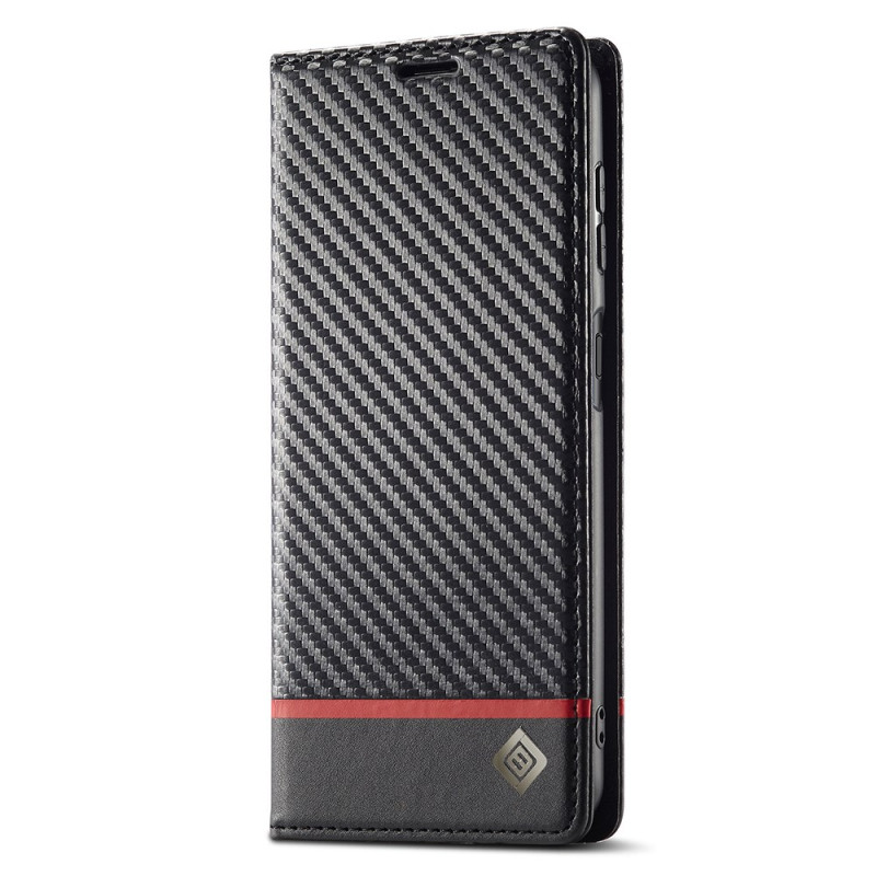 Flip Cover Samsung Galaxy A17 5G Fibra de Carbono LC.IMEEKE