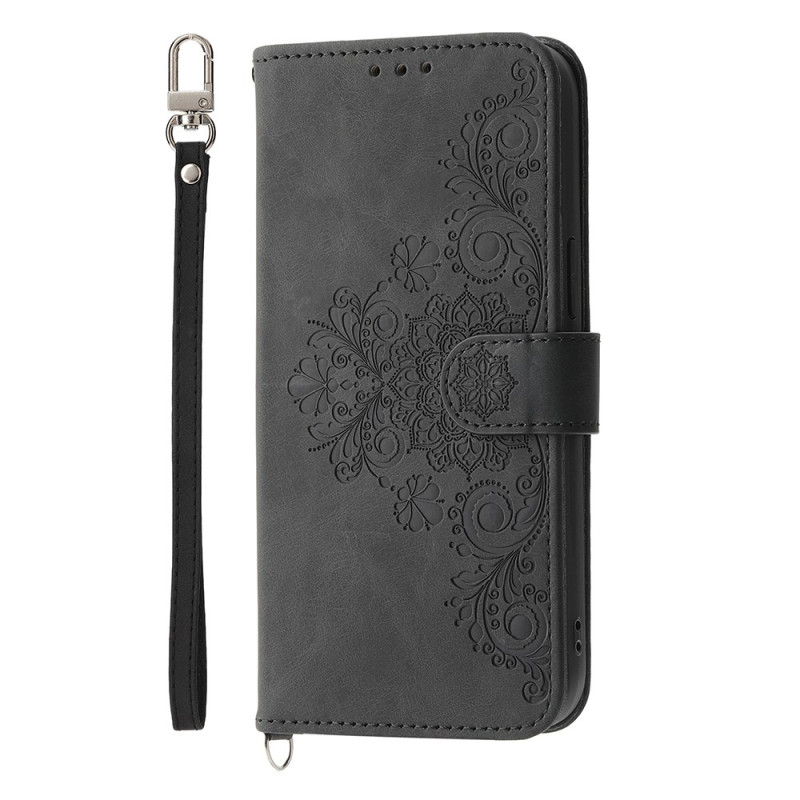 Funda Samsung Galaxy A17 5G Cartera Efecto Gamuza Encaje