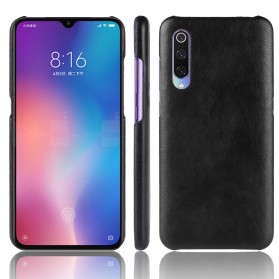 Funda de cuero Xiaomi Mi 9 efecto lichi