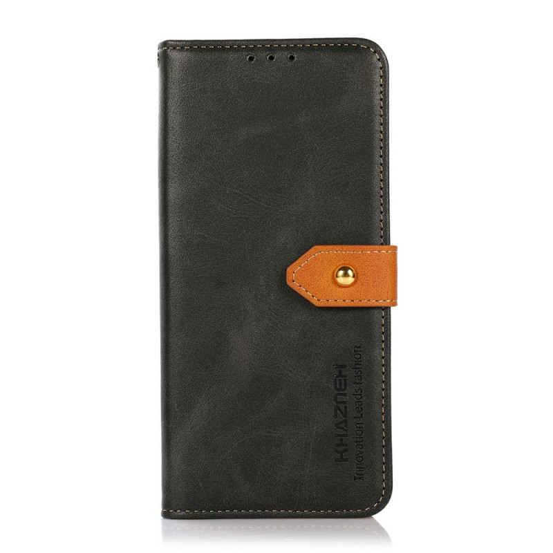 Samsung Galaxy A17 5G Funda Cierre Dorado KHAZNEH
