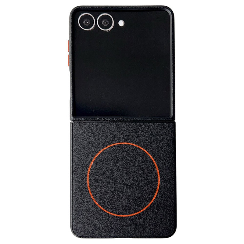 Samsung Galaxy Z Flip 7 Funda Compatible MagSafe Anillo Naranja