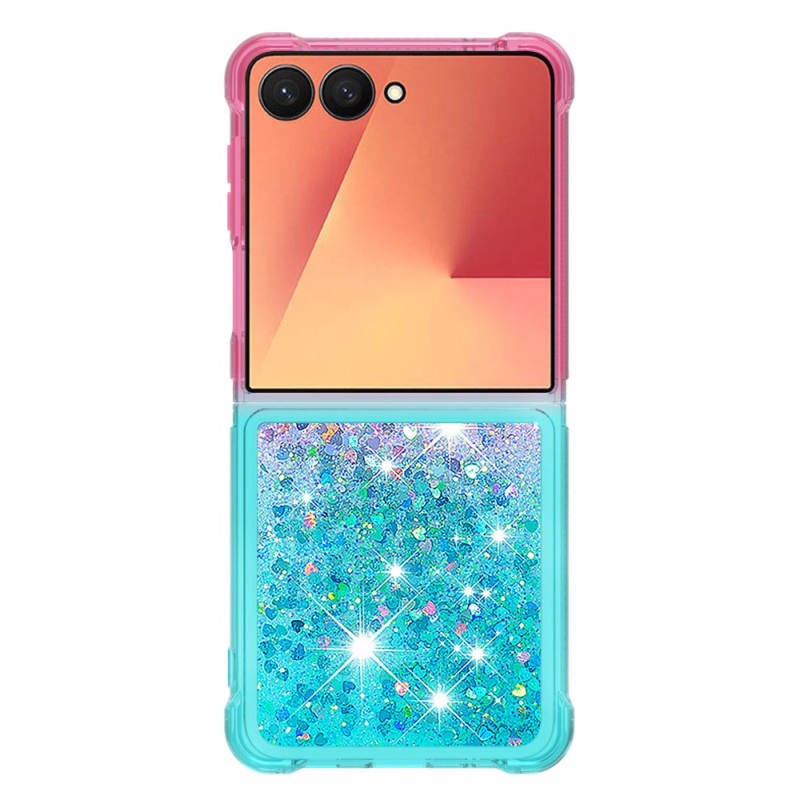 Samsung Galaxy Z Flip 7 Funda Gradient Glitter