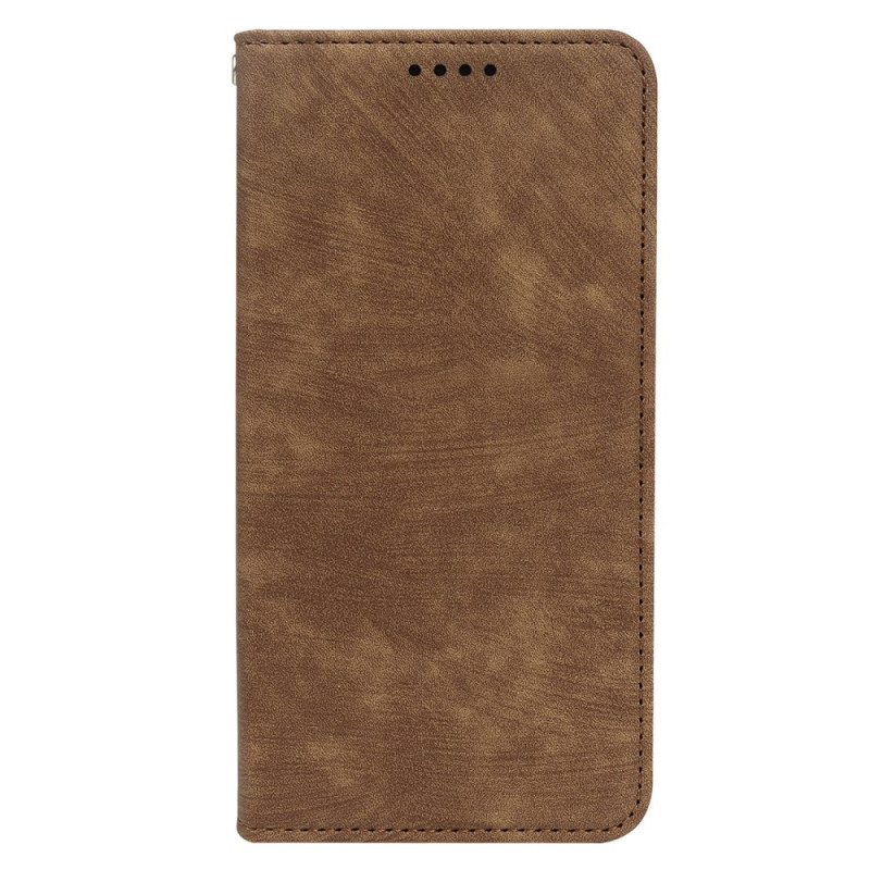 Flip Cover Xiaomi Redmi 15C 4G Vintage Efecto Gamuza